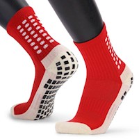 Medias Técnicas Profesionales Deportivas Antideslizantes Grip Socks | Rojo
